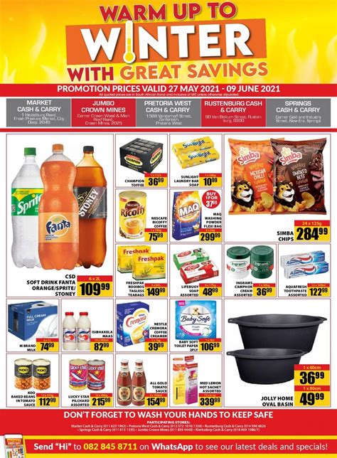 promo cash and carry